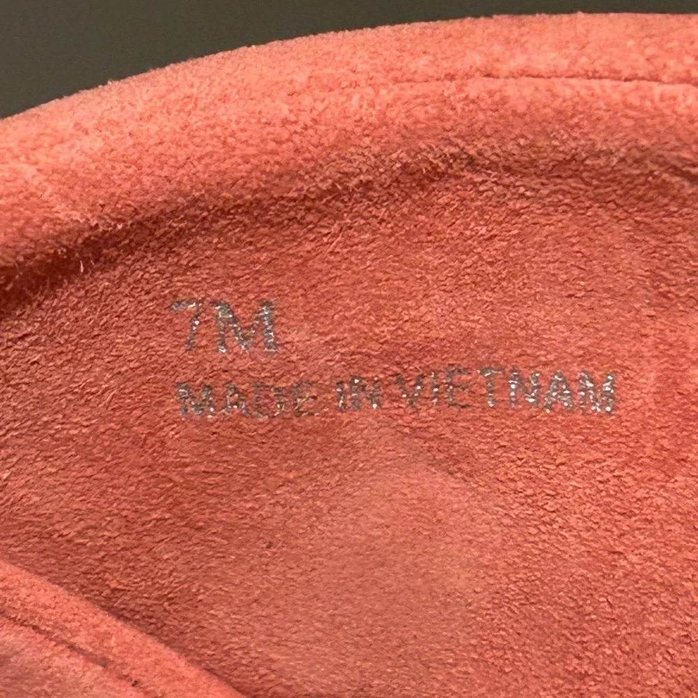 Lisa Vicky IMPRESS Platform Slide Sandals Women's 7 M Sunkissed Suede Block Heel - Picture 10 of 11